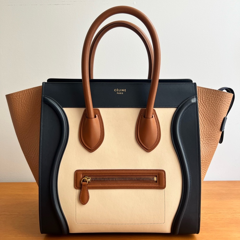 Celine Mini Luggage Multicolor Elephant
